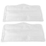 2Pcs Steam Scrub Mop Pads Replacement Flat Mop Pads Fiber Cloth Steamer Mop Pads