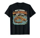 Hellbender Salamander – Unique Amphibian Design T-Shirt