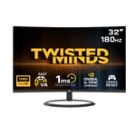 Twisted Minds - 32" HDR (R1500) FHD 180Hz VA 1ms HDMI2.0 Gaming Monitor TM32CFHD180VA