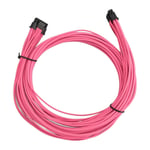 PCIe 5.0 PSU Sleeved Cable PCIe GPU Power Cable Male To Male High Speed Roseate