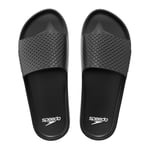 Speedo Women's Essential Slides | Pool Sliders | Beach Footwear, Black, 7 UK