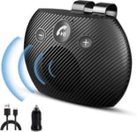 Kit mains libres pour voiture Bluetooth,puce Bluetooth 5.3,microphone intégré,connexion multipoint,réduction du bruit DSP intégrée et annulation d'écho,10 heures de temps de conversation(Q575)