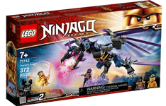 LEGO 71742 NINJAGO OVERLOAD DRAGON 372 PIECES RETIRED PLAYSET *BRAND NEW SEALED*