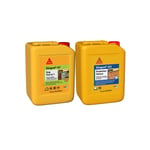 Pack Traitement et Protection Toiture SIKA - Sikagard-127 Stop Tout en 1 5L - Sikagard-223 Protecteur Toiture 5L