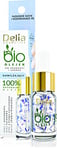 Delia Cosmetics - Hydratant Bio Oil Ongles & Cuticules - Pour Ongles Abîmés Après Manucure Hybride - Ongles Régénérés, Hydratés et Brillants- Huiles 100% Naturelles : Ricin, Citronnelle - 11ml