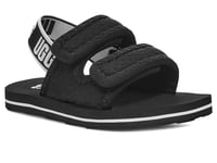 UGG Boy's Unisex Kids Lennon Slingback Slide Sandal, Black, 9 UK Child