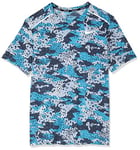 Nike M NK BRT Rise 365 Top SS NV RB T-Shirt Homme, lt Blue Fury/Reflective Silv, FR : L (Taille Fabricant : L)