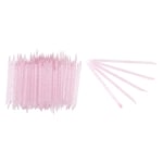 100 st Disposable Nagelbandstickor Dubbeländade Nagelbandstickor Manikyr Pedikyr Stickor Rosa