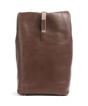 Brooks England Pickwick Leather Large Rolltop backpack dark brown