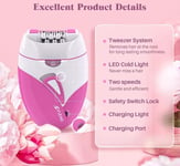 Women’s Epilator Shaver Facial Hair Remover Bikini Arms Legs Washable Painless