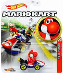 Super Mario Kart Model Red Yoshi Standard Scale 1:64 5cm Hot Wheels GPD90