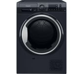 HOTPOINT Crease Care NT M11 82BSK UK 8 kg Heat Pump Tumble Dryer - Black, Black