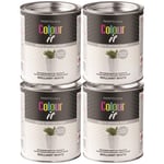 4x Paint Factory Brilliant White Gloss Tin Paint Fast Dry Indoor Outdoor 300ml