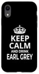 iPhone XR Earl Grey Tea Lovers / 'Keep Calm And Drink Earl Grey!' Case