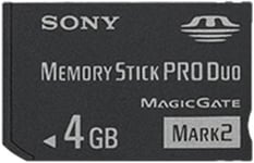 Sony 4 GB Memory Stick MS ProDuo - Mark 2 (MS-MT4G/TQMN)