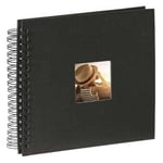 Hama Spiral Photo Album - 25 Black Pages - Black