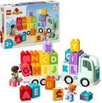 LEGO DUPLO Town Alphabet Truck Toy for Toddlers, Boys & Girls Aged 2 Plus, ABC a