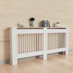 Cache Radiateur Blanc - Grille Cache Radiateur Maison en mdf Couvre Radiateur Bois Cache-Radiateur Mural Couverture de Radiateur - Vertical xl H92 x