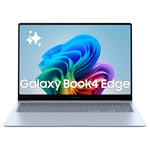 Samsung Galaxy Book4 Edge Ordinateur Portable avec IA 16’’, Copilot+ PC, Snapdragon X Elite X1E-80-100, Mémoire 16 Go, Stockage 512 Go, Gris Glacier