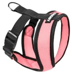 Gooby Choke sans Confort x Harnais Souple pour Chien, Rose, Taille M