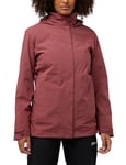 Jack Wolfskin Women's Rotwand 3-in-1 JKT W Jacket, Red Ochre, XXL