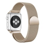 Apple Watch Ultra 49mm Armband Milanese Loop, champagneguld