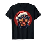 Rottweiler Mom Dad Xmas Gift Rottie Dog Lovers Christmas T-Shirt