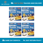 Toaster Bags Sandwich Toast Pockets Sealpack Toasty bags Pack of 8 (4x2)