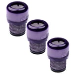 Lot de 3 filtres d'aspirateur pour Dyson V15 Detect Complete