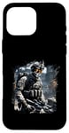 iPhone 16 Pro Max Military Soldier Officer Art Military Art Combat Aesthetics Case