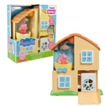 Toomies TOMY Peppa’s House Bath Playset Peppa Pig Toy Window Sprinklers and Wash