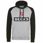 Officially Licensed Beck's Beer Baseball Hoodie S-xxl Sizes