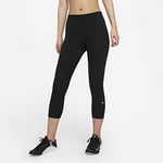 Nike DD0247-010 W ONE Tight MR Crop 2.0 Leggings Womens Black/(White) L