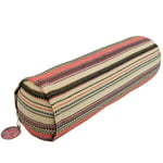 Yoga Bolster Round Bohemian -- 60X16 Cm