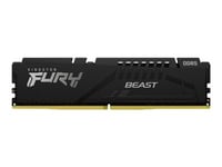 Kingston Fury Beast - Ddr5 - Modul - 16 Gb - Dimm 288-Pin - 6800 Mhz / Pc5-54400 - Cl34 - 1.4 V - Ej Buffrad - On-Die Ecc - Svart