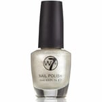 W7 Cosmetics Glitter Nail Polish 15ml - Various Shades 57 Polar Bear