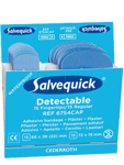 Salvequick blue detectable plåster mix 6754CAP