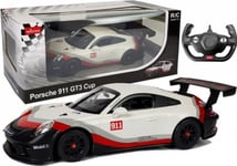 Rastar Auto R/C Porsche 911 Gt3 Cup Rastar 1:14 Vit På Piloten () - 1609611