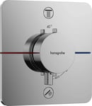 Hansgrohe ShowerSelect Comfort Q Avsperring, 2 uttak, Krom - 15583000