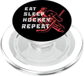 The Real Evolution Of Hockey, Ice Hockey T-shirt, Hockey PopSockets PopGrip pour MagSafe