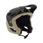 Fox Racing Trail All Mountain Enduro Dropframe Pro Helmet Cream Brown/Beige