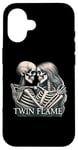 iPhone 16 Twin Flame Skeleton Couple Eternal Love Lovers Forever Case