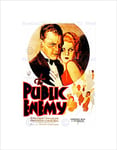 Wee Blue Coo MOVIE FILM PUBLIC ENEMY JAMES CAGNEY CRIME DRAMA HARLOW FRAMED PRINT B12X5563