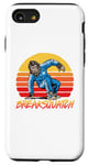 Coque pour iPhone SE (2020) / 7 / 8 Breaksquatch Break Dancing Sasquatch B-Boy Bigfoot 80s Funny