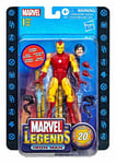 Hasbro Marvel Legends 20th Anniversaire Iron Man Rétro Figurine 15 CM Neuf Ovp