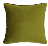 Coussin canape 40 x 40 cm, Vert olive - Coussin décoratif en Tissu Velours avec Rembourrage Doux - pour la Decoration salon, Deco Chambre à Coucher, du Decoration Bureau, Deco Maison