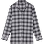 Calvin Klein Flannel Sleep LS Button Down Pyjama Rutet bomull Large Herre