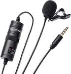 Boya BY-M1 Clip-On Microphone for DSLR Camera/Smartphone/Camcorder/Audio Record