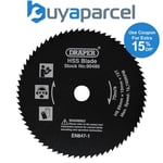 Draper HSS 85mm Mini Circular Saw Blade 1.3mm Kerf 72T 10mm Metal Wood Cut 90486