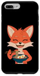 iPhone 7 Plus/8 Plus Happy Fox with Ramen Kawaii Food Design Case